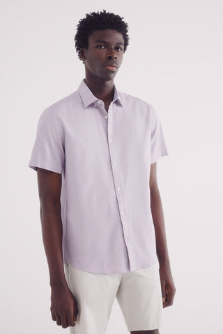 Camisa Manga Corta Regular Fit de Algodón