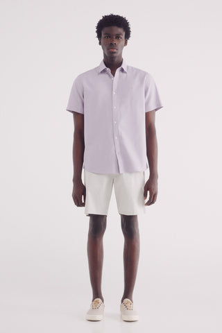 Camisa Manga Corta Regular Fit de Algodón