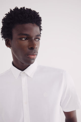 Camisa Manga Corta Regular Fit de Algodón