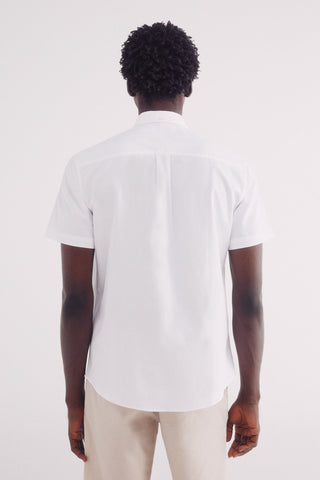 Camisa Manga Corta Regular Fit de Algodón