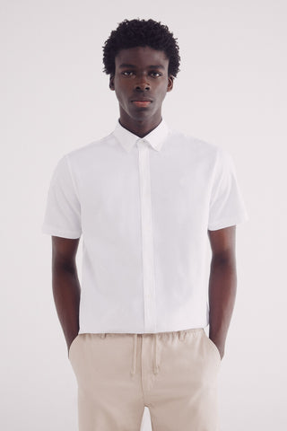 Camisa Manga Corta Regular Fit de Algodón