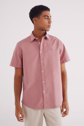 Camisa Manga Corta con Logo Bordado