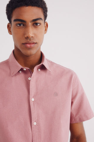 Camisa Manga Corta con Logo Bordado