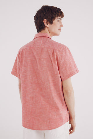 Camisa Manga Corta con Logo Bordado
