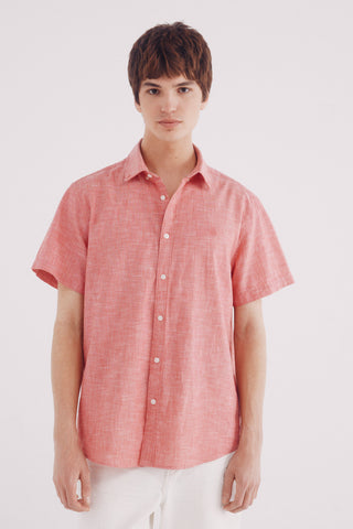 Camisa Manga Corta con Logo Bordado