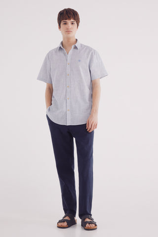 Camisa Manga Corta Estampado Rayas