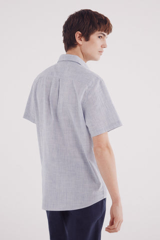 Camisa Manga Corta Estampado Rayas