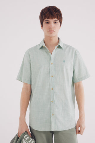 Camisa Manga Corta Estampado Rayas