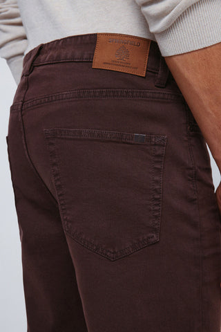 Slim Fit Crinkle Effect Trousers