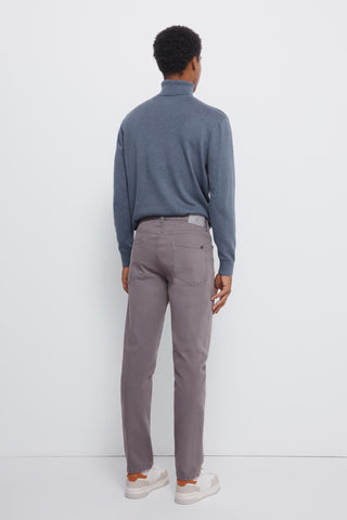 Slim Fit Crinkle Effect Trousers