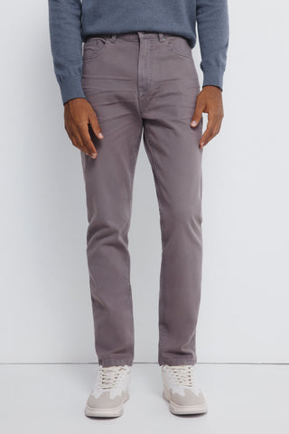 Slim Fit Crinkle Effect Trousers