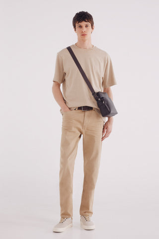 Pantalón Slim Fit Efecto Arrugado