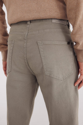 Pantalón Slim Fit Efecto Arrugado