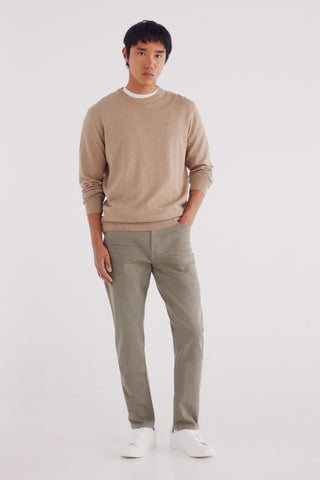 Pantalón Slim Fit Efecto Arrugado