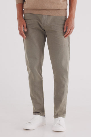 Pantalón Slim Fit Efecto Arrugado