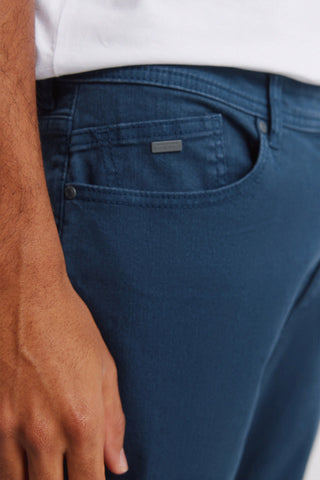 Pantalón Slim Fit con Bolsillos de Algodón