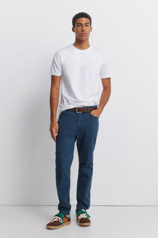 Pantalón Slim Fit con Bolsillos de Algodón