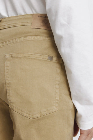 Pantalón Slim Fit con Bolsillos de Algodón