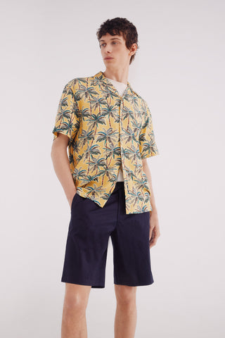 Bermuda Talle Alto con Bolsillos