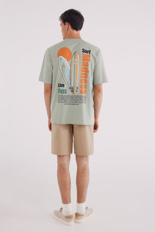 Bermuda Talle Alto con Bolsillos