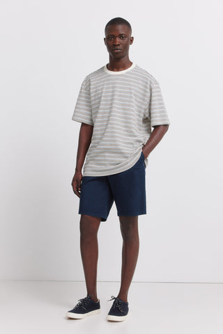 Bermuda Slim Fit con Bolsillos de Algodón