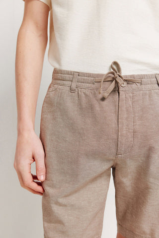 Bermuda con Cintura Elástica Slim Fit