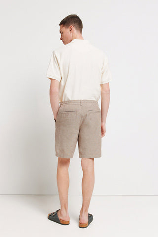 Bermuda con Cintura Elástica Slim Fit