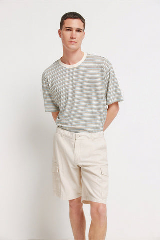 Bermuda Comfort Fit con Bolsillos de Algodón