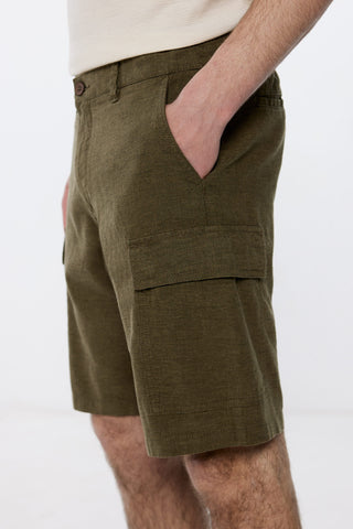 Short Cargo de Lino