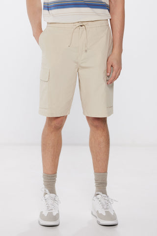 Short Estilo Cargo con Cintura Elástica