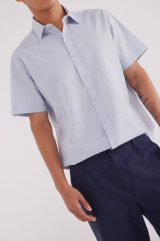 Short Slim Fit con Bolsillos de Algodón