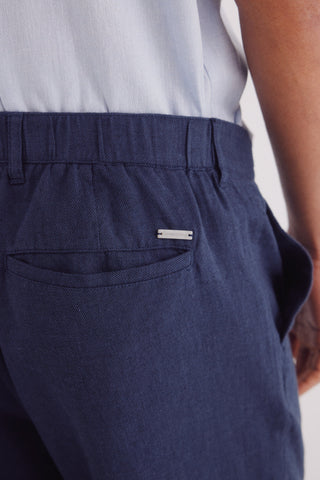 Short Slim Fit con Bolsillos de Algodón