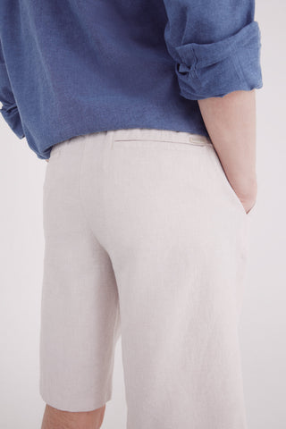 Short Slim Fit con Bolsillos de Algodón