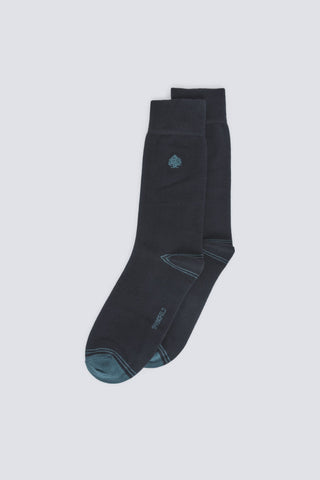 Men's Knee-High Socks with Embroidered Logo