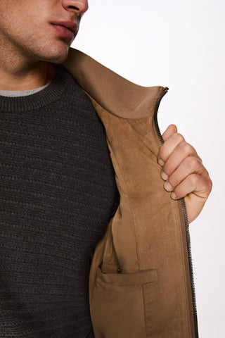 Chaqueta Cuello Alto de Antelina
