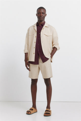 S/S Linen Shirt.