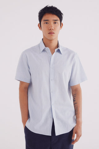 Camisa Manga Corta con Logo Bordado