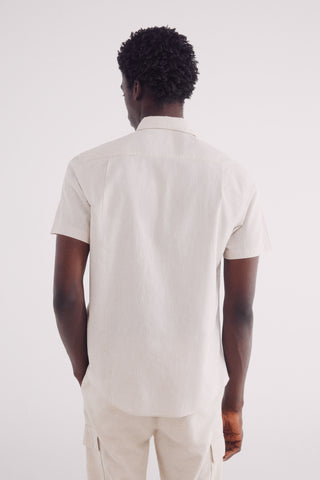 Camisa Manga Corta con Logo Bordado