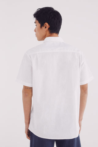Camisa Manga Corta con Logo Bordado