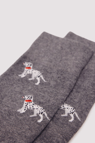 Medias con Estampado Perro Dálmata, Hombre