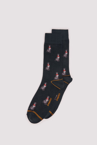 Medias con Estampado Perros, Hombre