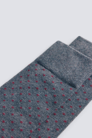 Medias Largas con Estampado de Lunares, Hombre