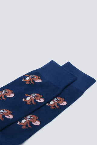 Medias Largas con Estampado Tom & Jerry, Hombre