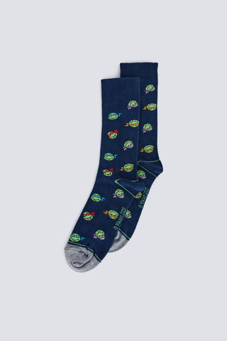 Medias Largas con Estampado Tortugas Ninja, Hombre