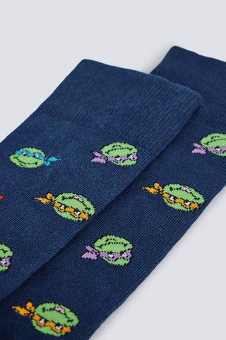 Medias Largas con Estampado Tortugas Ninja, Hombre