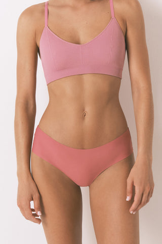 Braga Clásica de Microfibra con Encaje