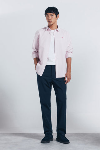 Camisa Manga Larga con Estampado Rayas