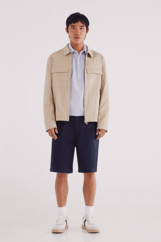 Camisa Manga Larga con Estampado Rayas