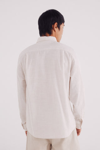 Camisa Manga Larga Estampado de Rayas