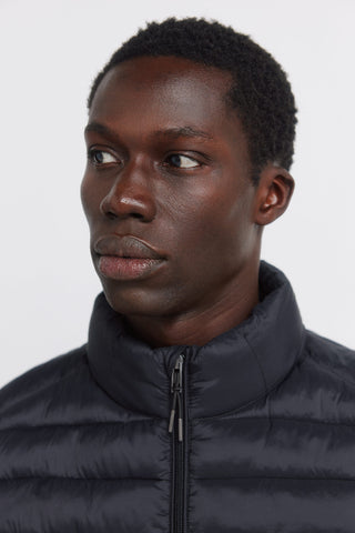 Padded Vest with Water-Repellent Fabric